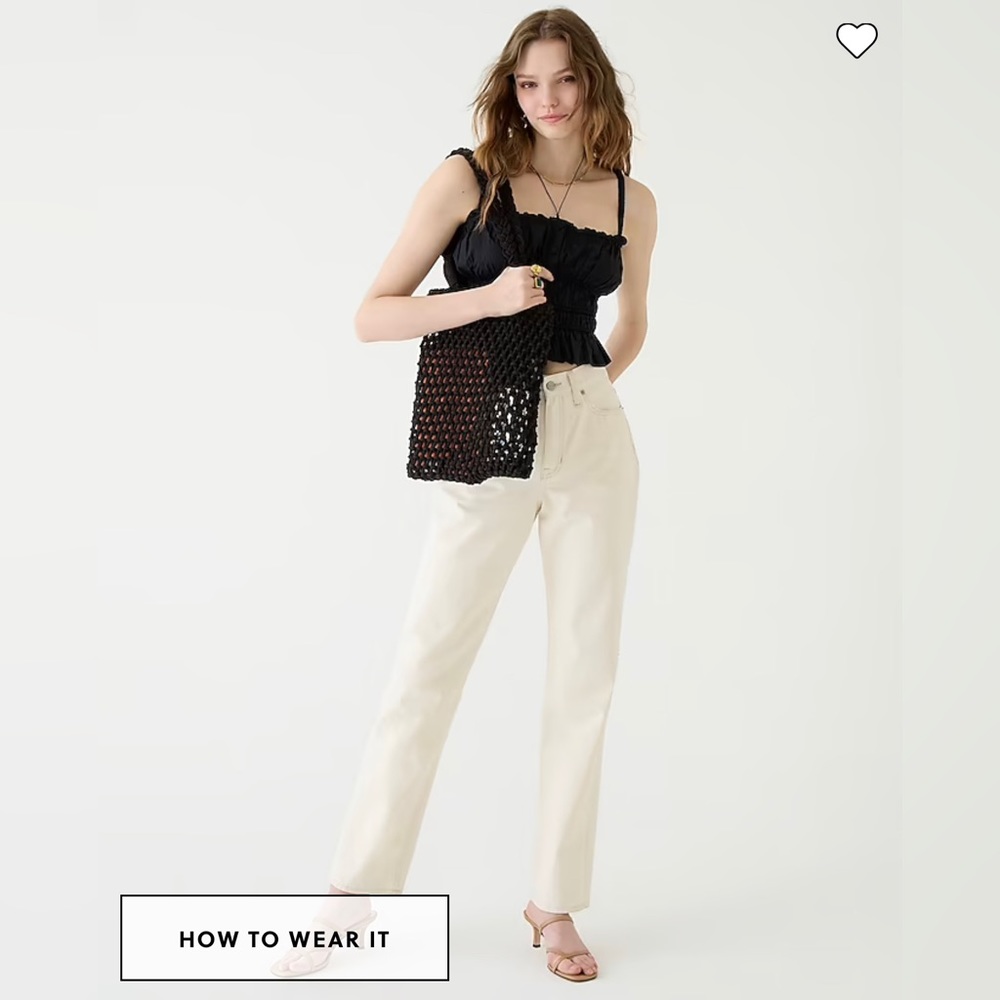 NWT J Crew Full Length Classic Straight Jeans 26P